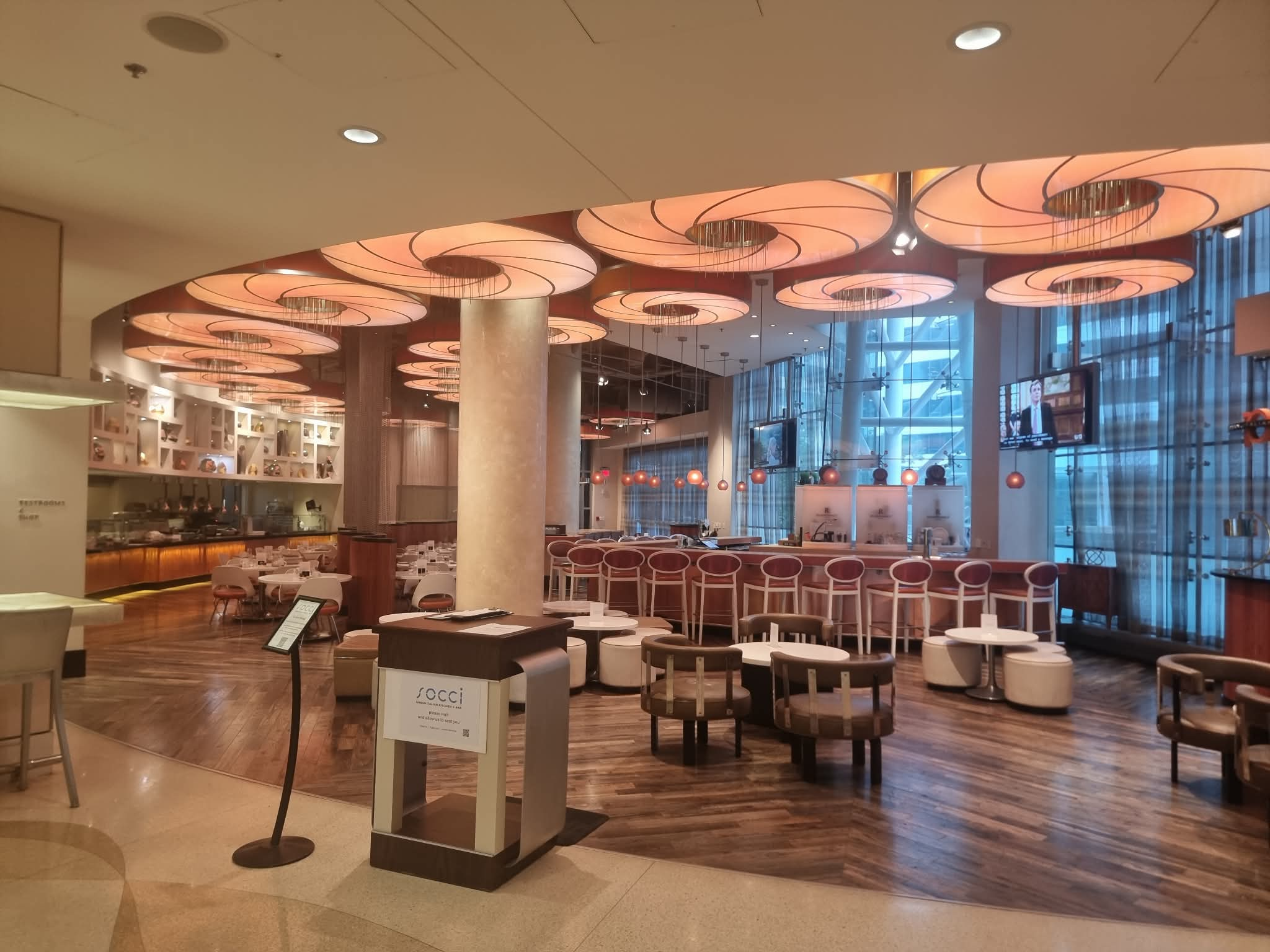 Socci restaurant at the Renaissance Arlington